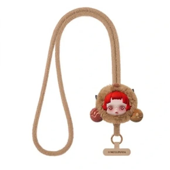 NIB SKULLPANDA You Found Me! Pranky Peanut Phone Lanyard - Picture 1 of 3